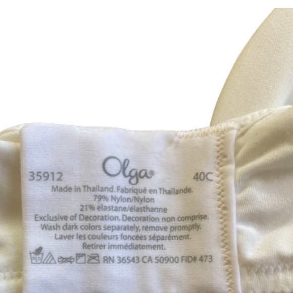 OLGA Butterfly Effect Minimizer Bra 35912 - 40C - Picture 8 of 8